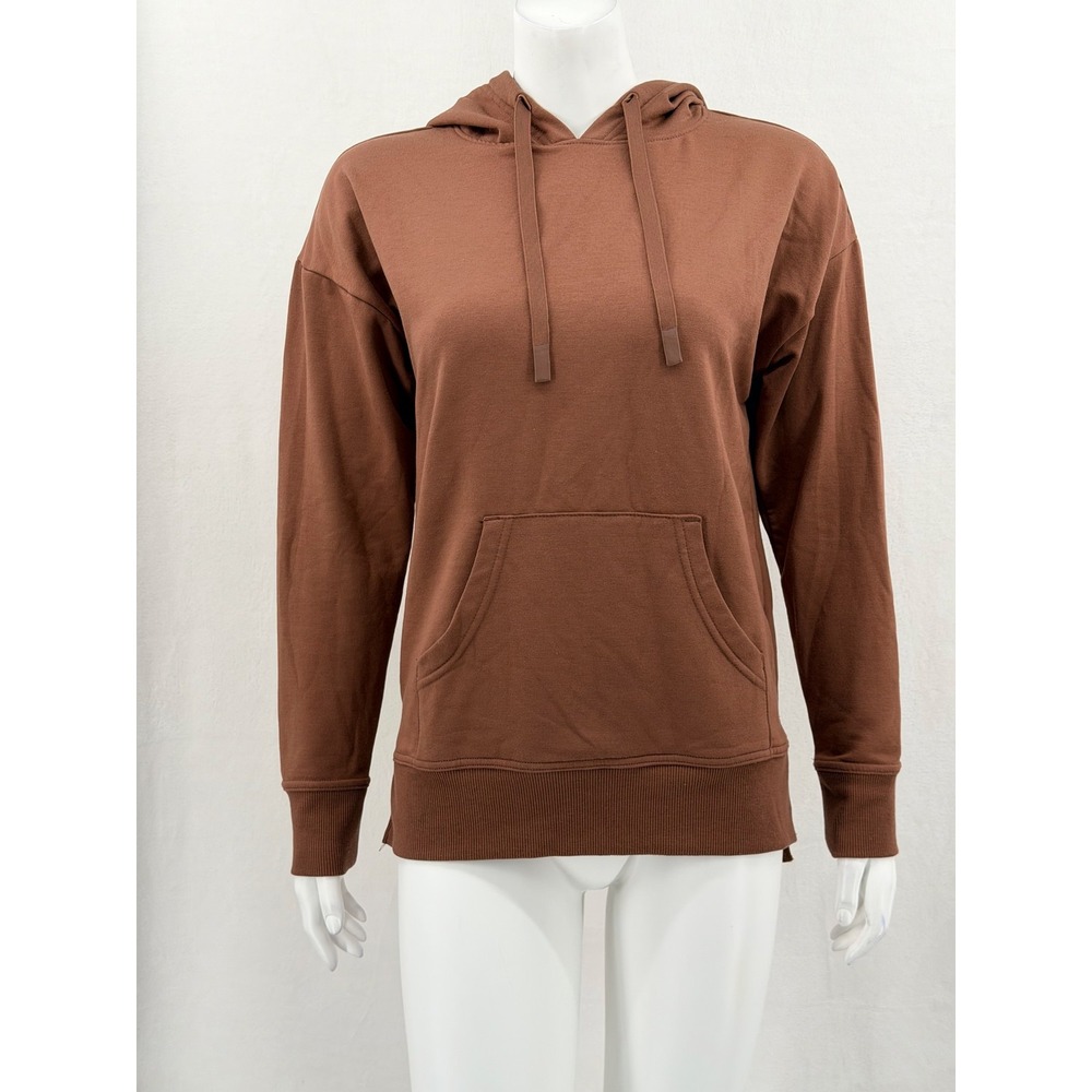 Athletic Works Hoodie Womens XS Brown Pullover Athleisure Neutral Activewear Gym